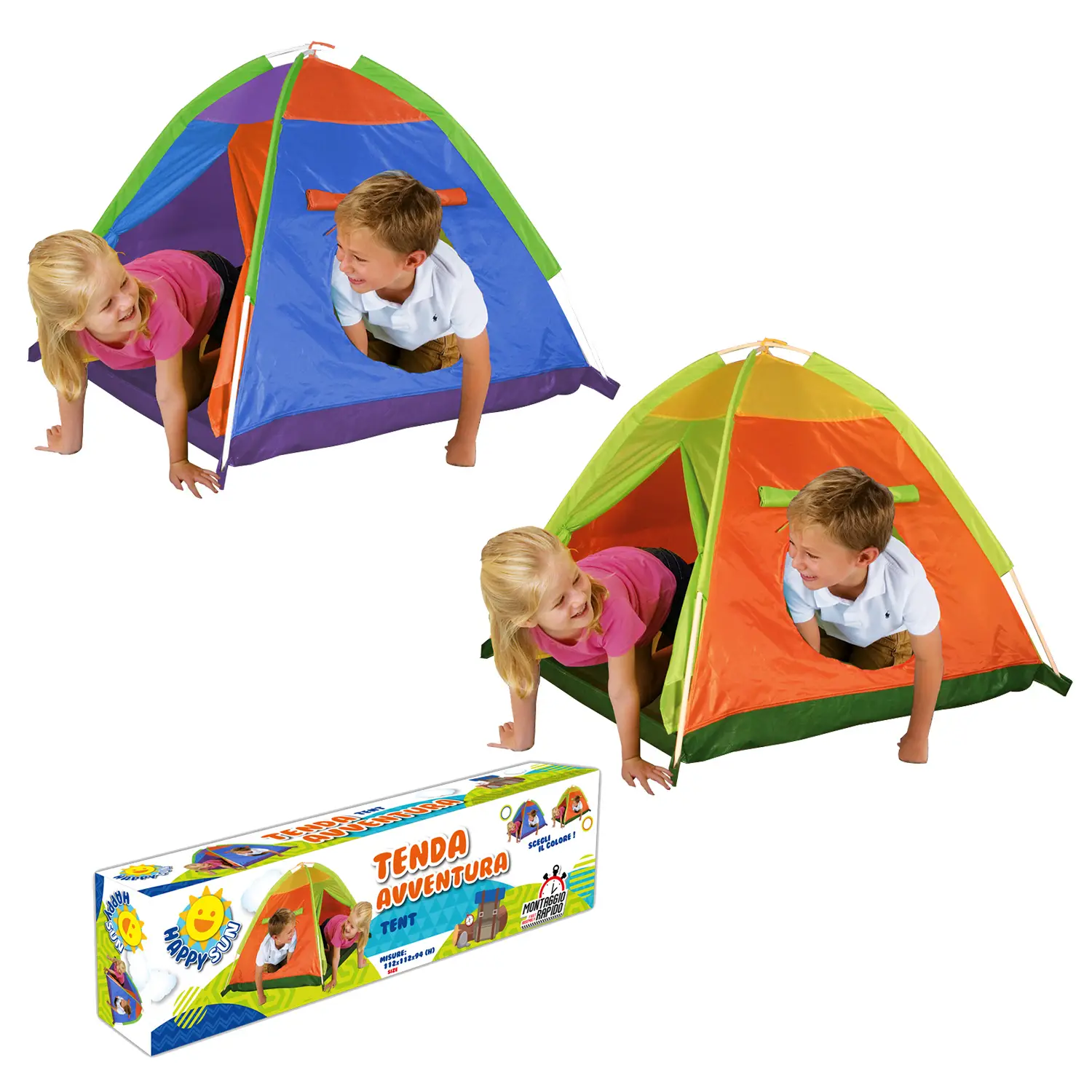 Casetta Avventura Igloo 112x112x94 cm – Gioco All’Aperto per Bambini - Attrezzature sportive