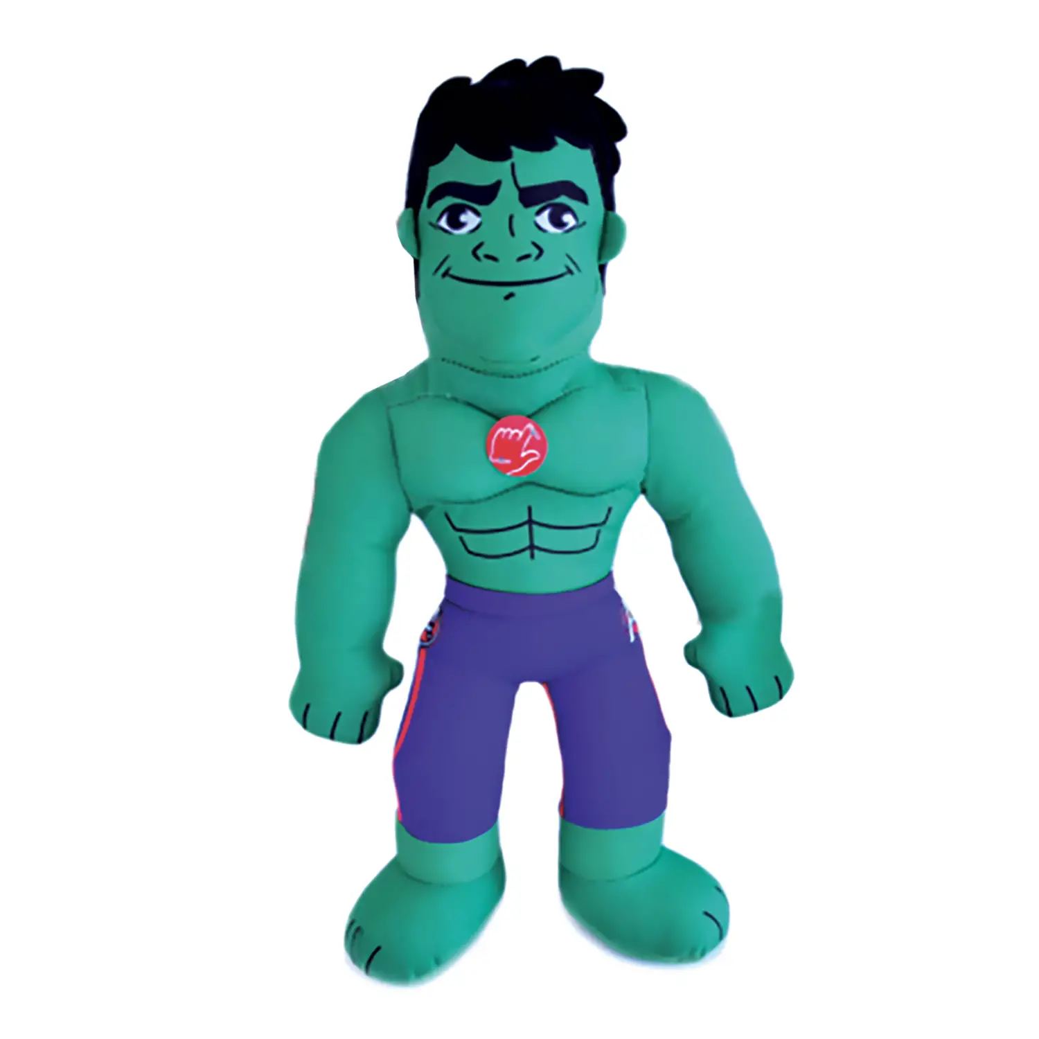 Peluche marvel 38 cm hulk con suono - peluches 0/36 mesi