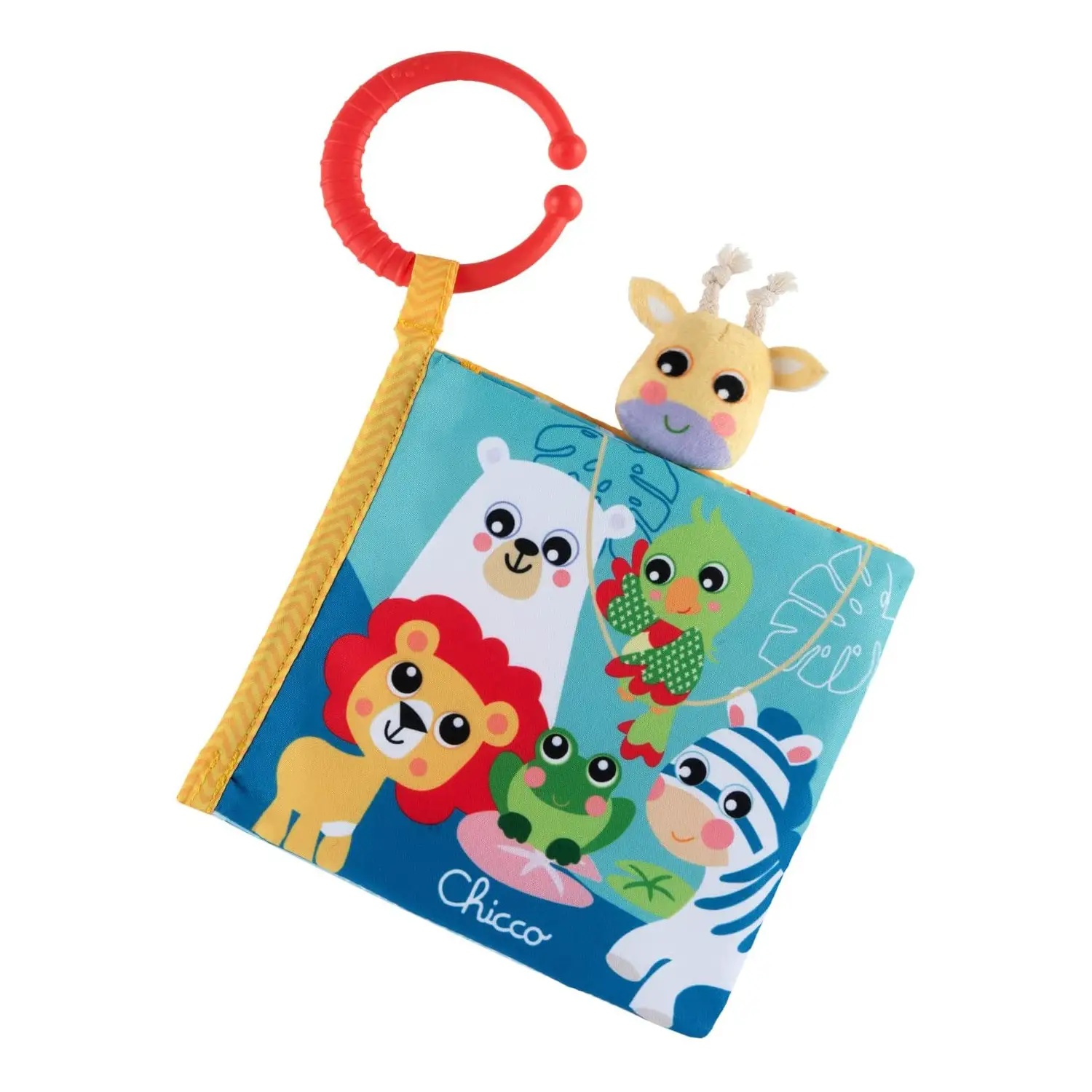 Chicco Baby Sense Animals’ Book - Libro Sensoriale in Tessuto per Bambini - Primi giochi
