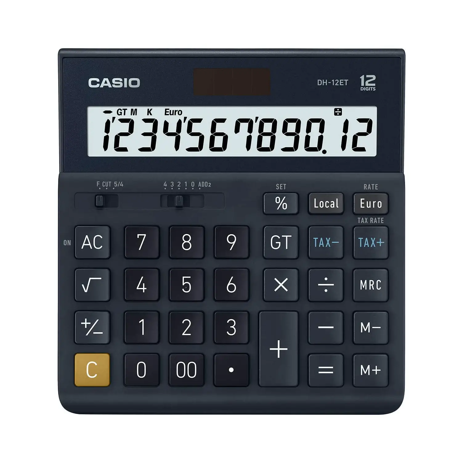 Calcolatrice da Tavolo Casio DH-12ET – Pratica, Versatile e Precisa - Accessori ufficio