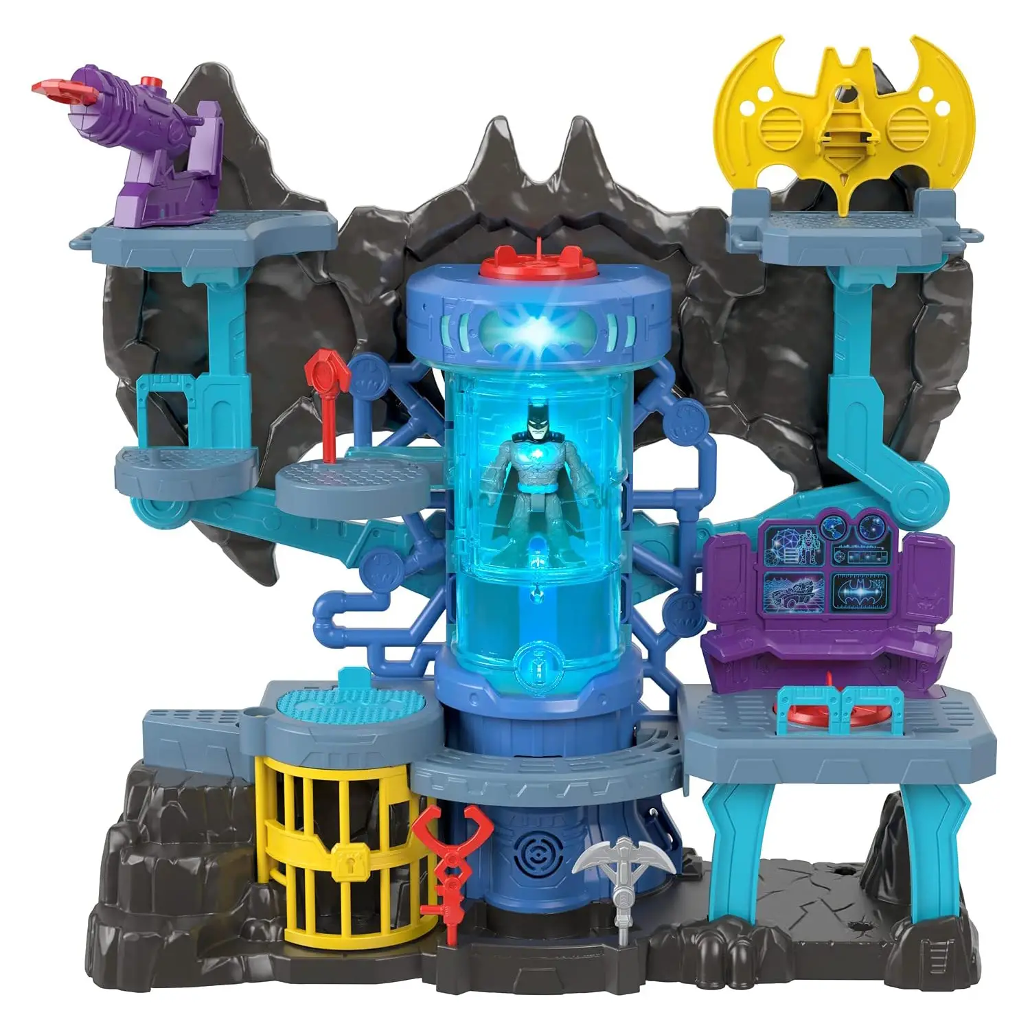 Imaginext DC Super Friends - Batcaverna - action figures ed accessori