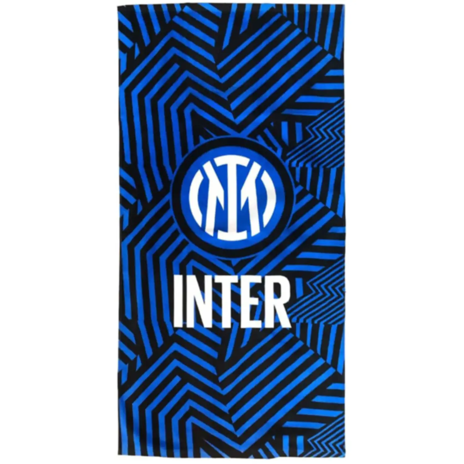 Telo Mare In Spugna 70x140 Logo Inter 100% Cotone - accessori stagionali