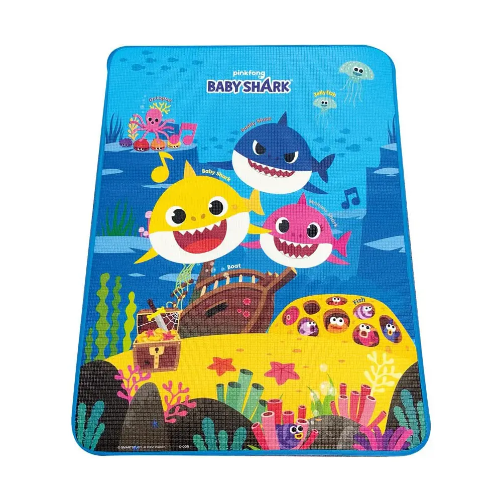 Tappetone Gioco Arredo Baby Shark - Cm 120x90 - Tappeti per il gioco