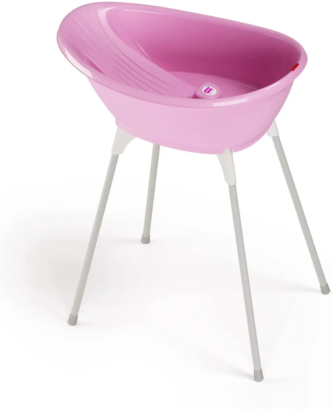 Vaschetta Bagnetto Neonato Bella con Cavalletto - Rosa - vasche