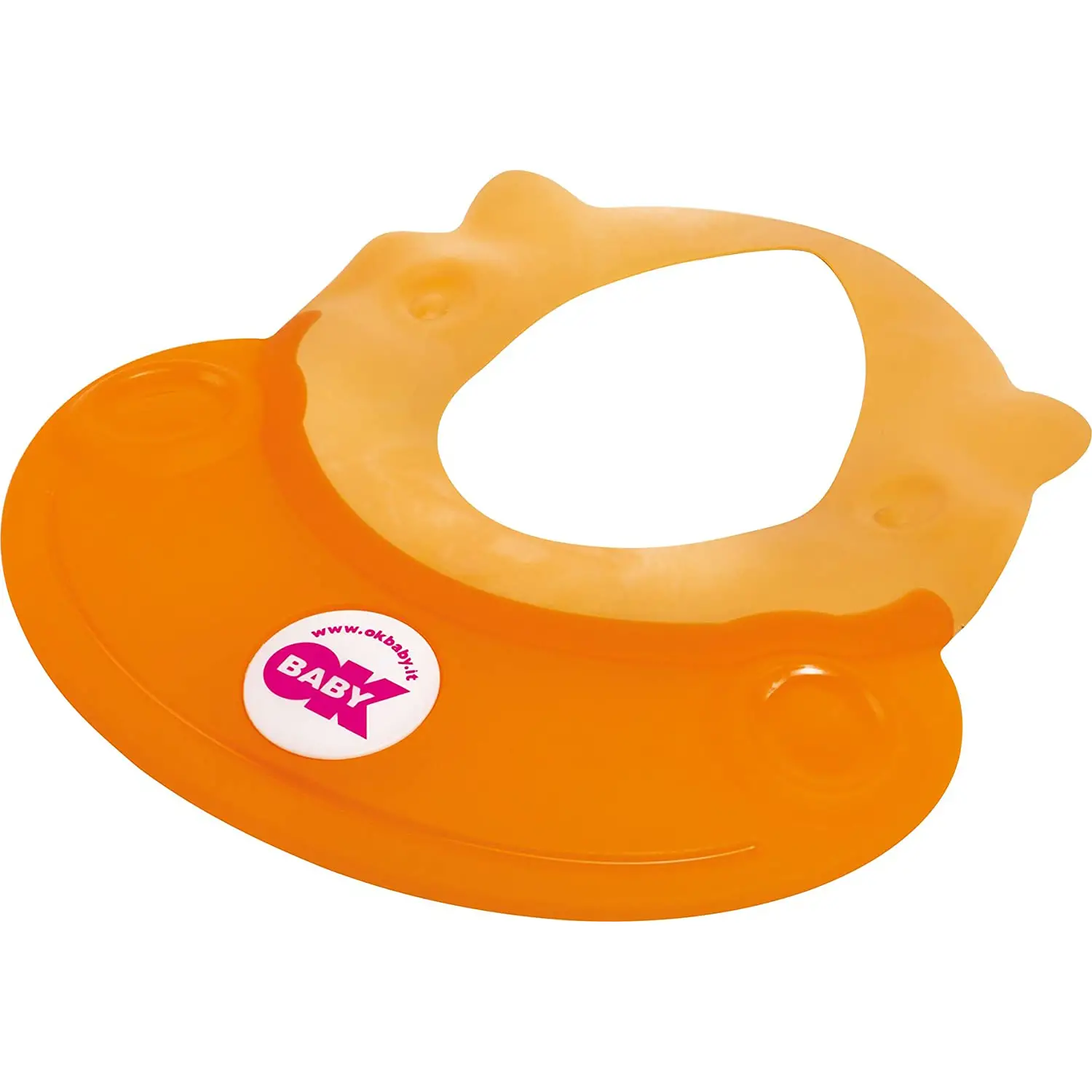Visiera Shampoo per Bambini Hippo - Arancio - Niente Più Lacrime - accessori