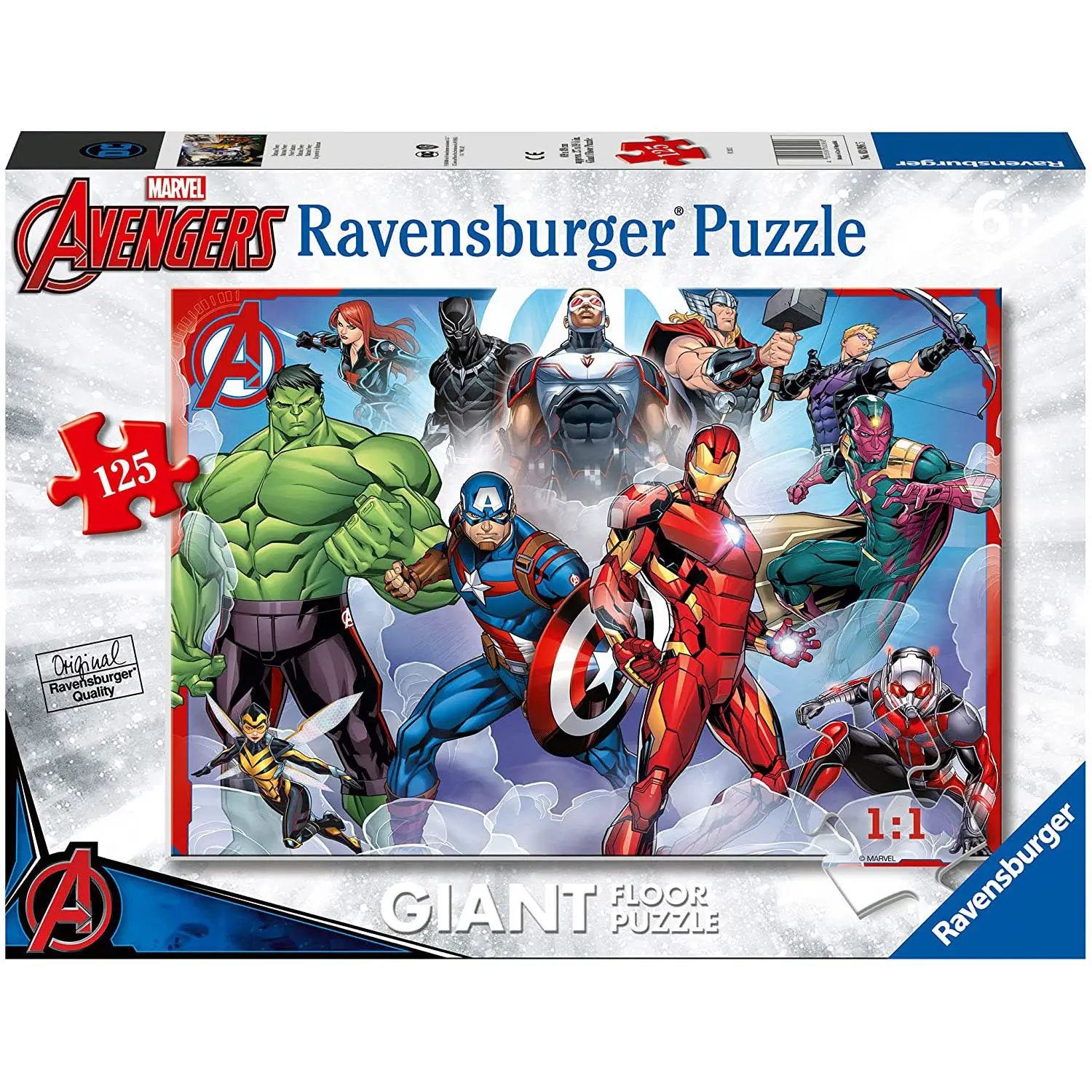 Puzzle 125 Pezzi Giant Avengers - Ravensburger - Puzzle in cartone