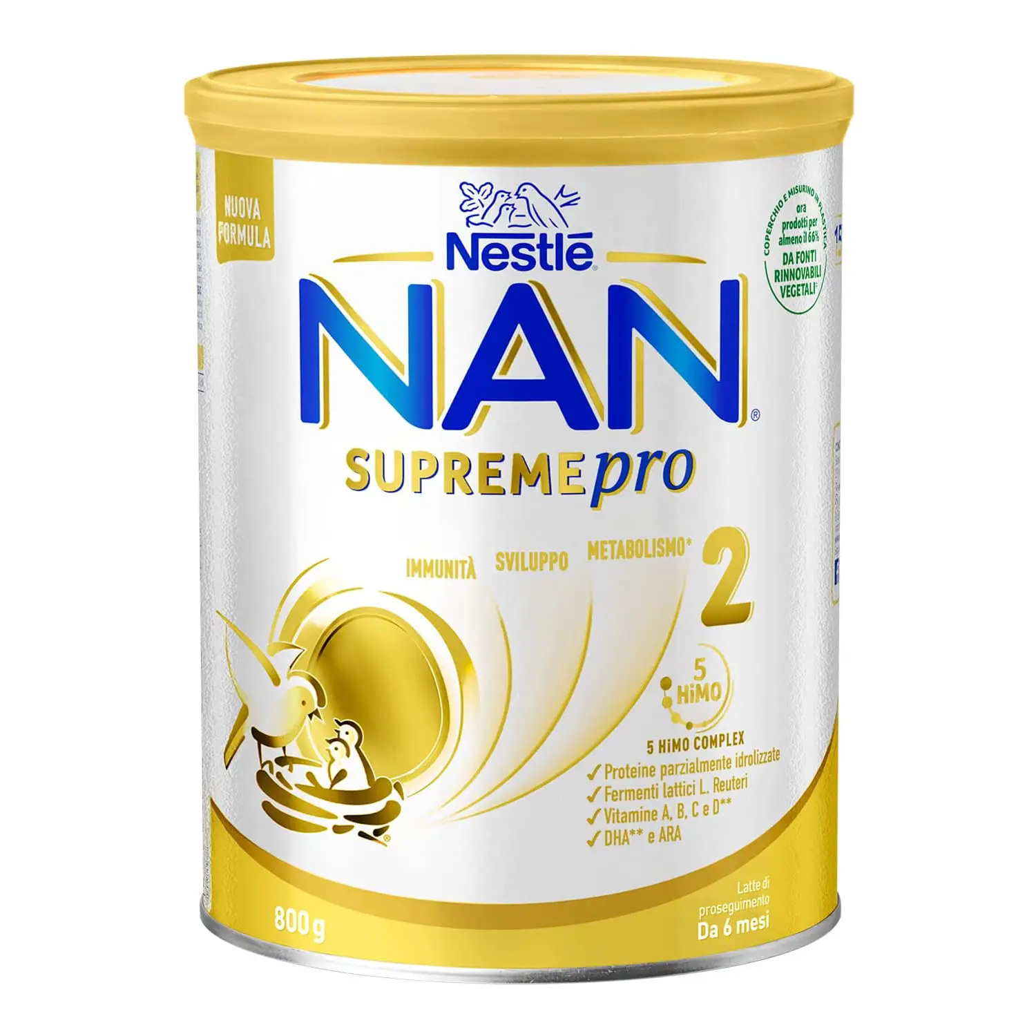 Latte Nan Supremepro 2 Polvere – 800 g - latti artificiali