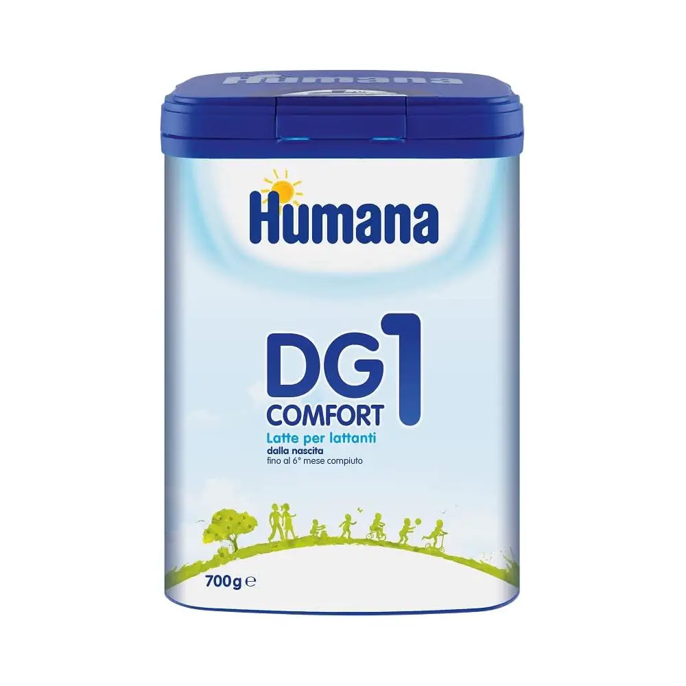 Humana DG 1 Polvere 700 g – Latte Iniziale Comfort per Neonati 0-6 Mesi - latti artificiali