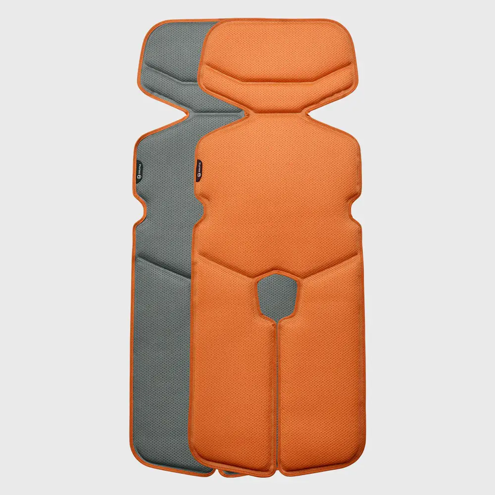 AIRBOARD MATERASSINO TRASPIRANTE TAGLIA MGRIGIO/ARANCIONE PER PASSEGGINI E SEGG. AUTO GRUPPO 2/3 - accessori