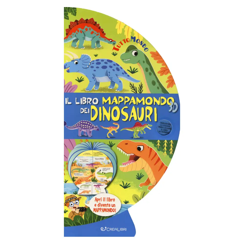 Libro Tuttomondo Libro Mappamondo Dinosauri - Prima biblioteca