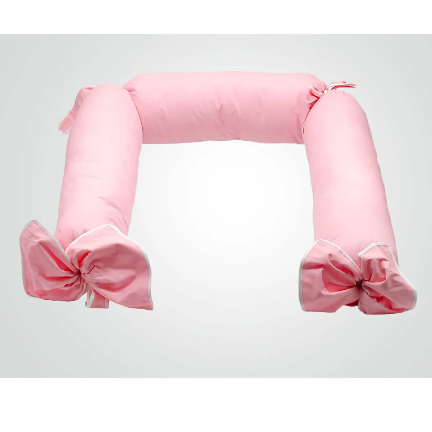 Riduttore a Treccia Lettino Piquet Tinta Unita Rosa Billo e Pallina - riduttori
