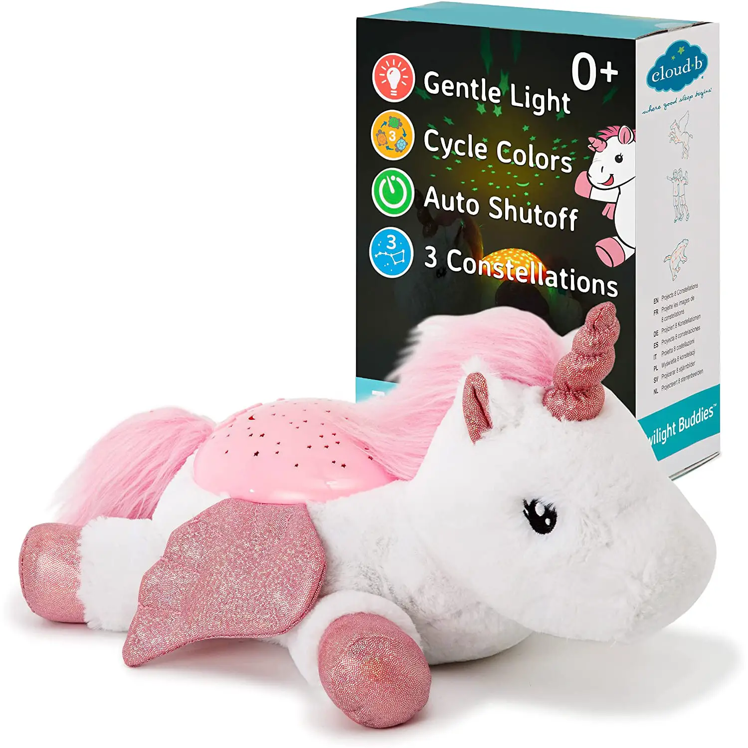 Luce Notturna Cloud B Twilight Buddies Winged Unicorn - varie