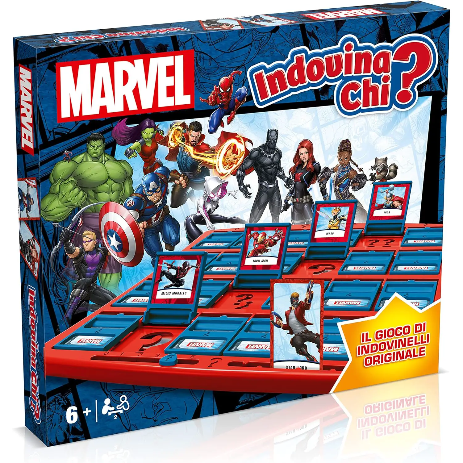 Indovina Chi Marvel – Gioco da Tavolo di Deduzione Supereroi (Edizione Italiana) - Giochi di società