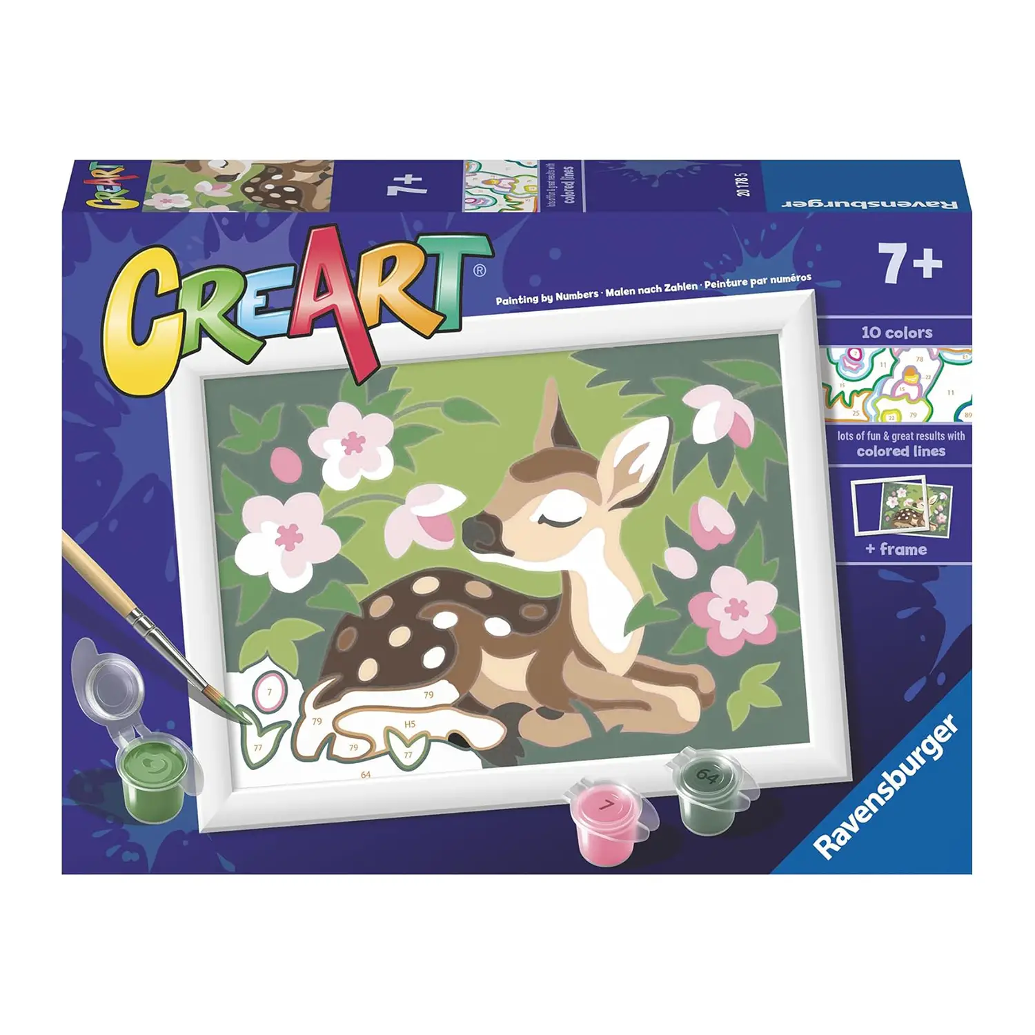 Creart Serie E -Cerbiatto fra i Fiori - creatività