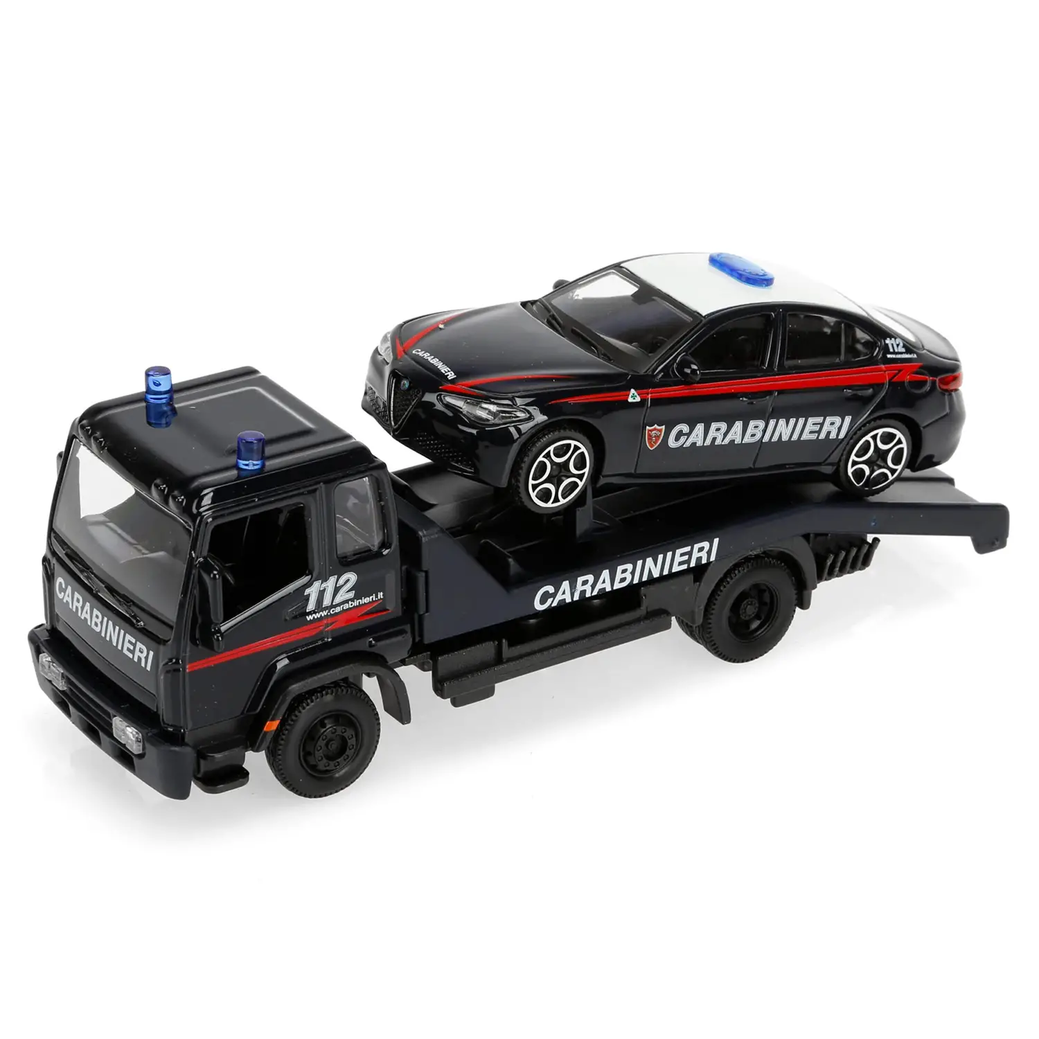 Auto 1:43 Carro Attrezzi Carabinieri con Auto - modellini