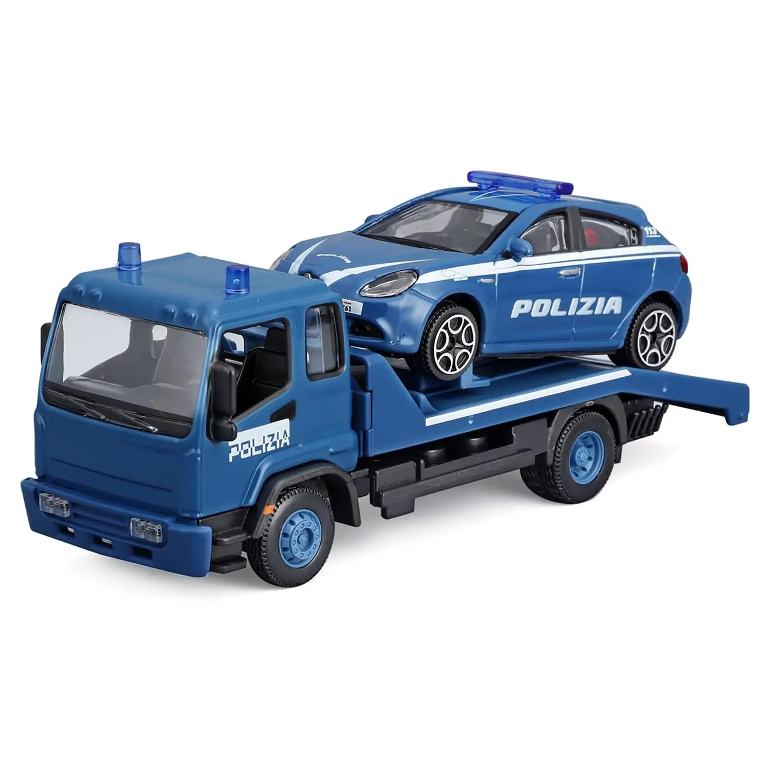 Auto 1:43 Carro Attrezzi Polizia con Auto - modellini