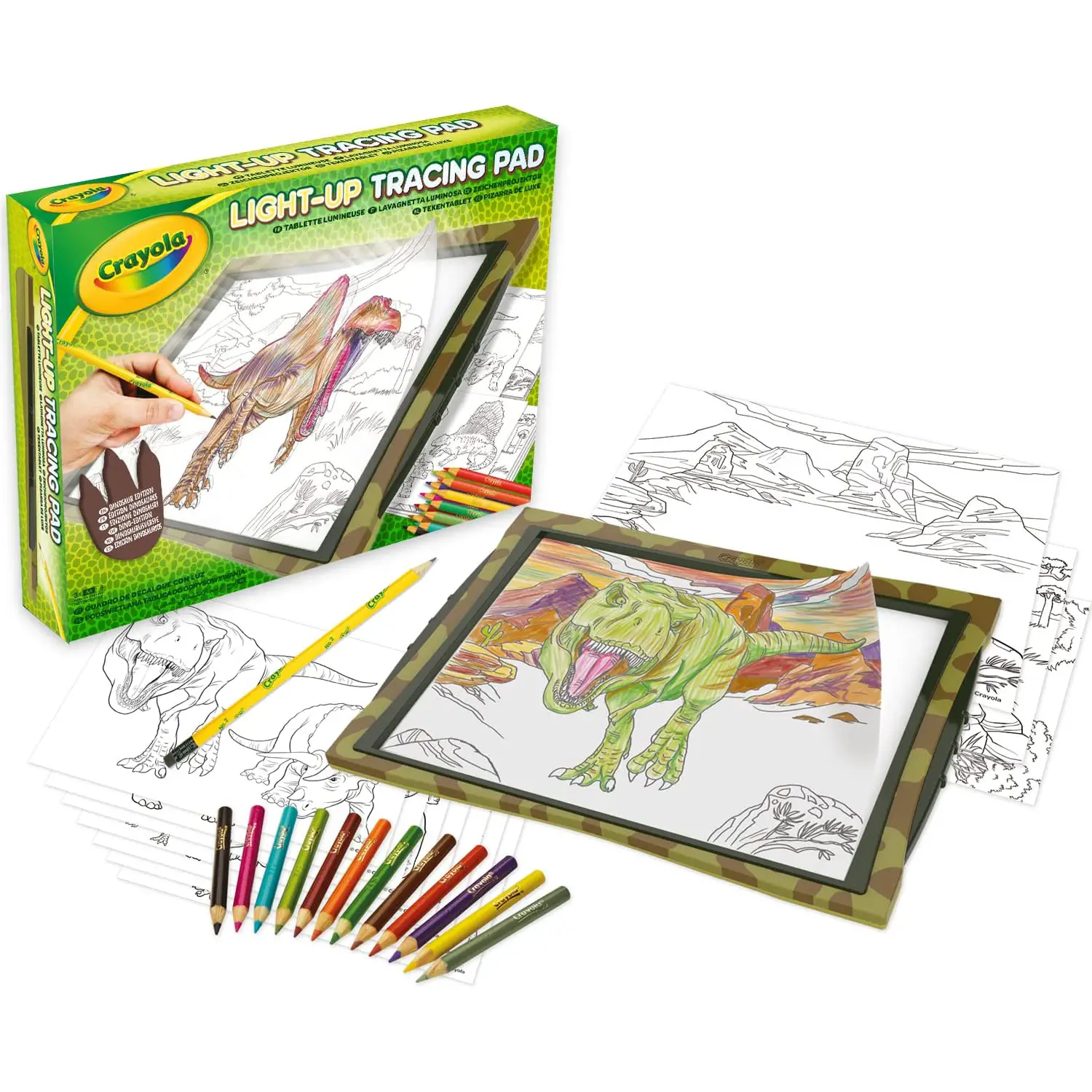 Lavagnetta Luminosa Dinosauri - creatività