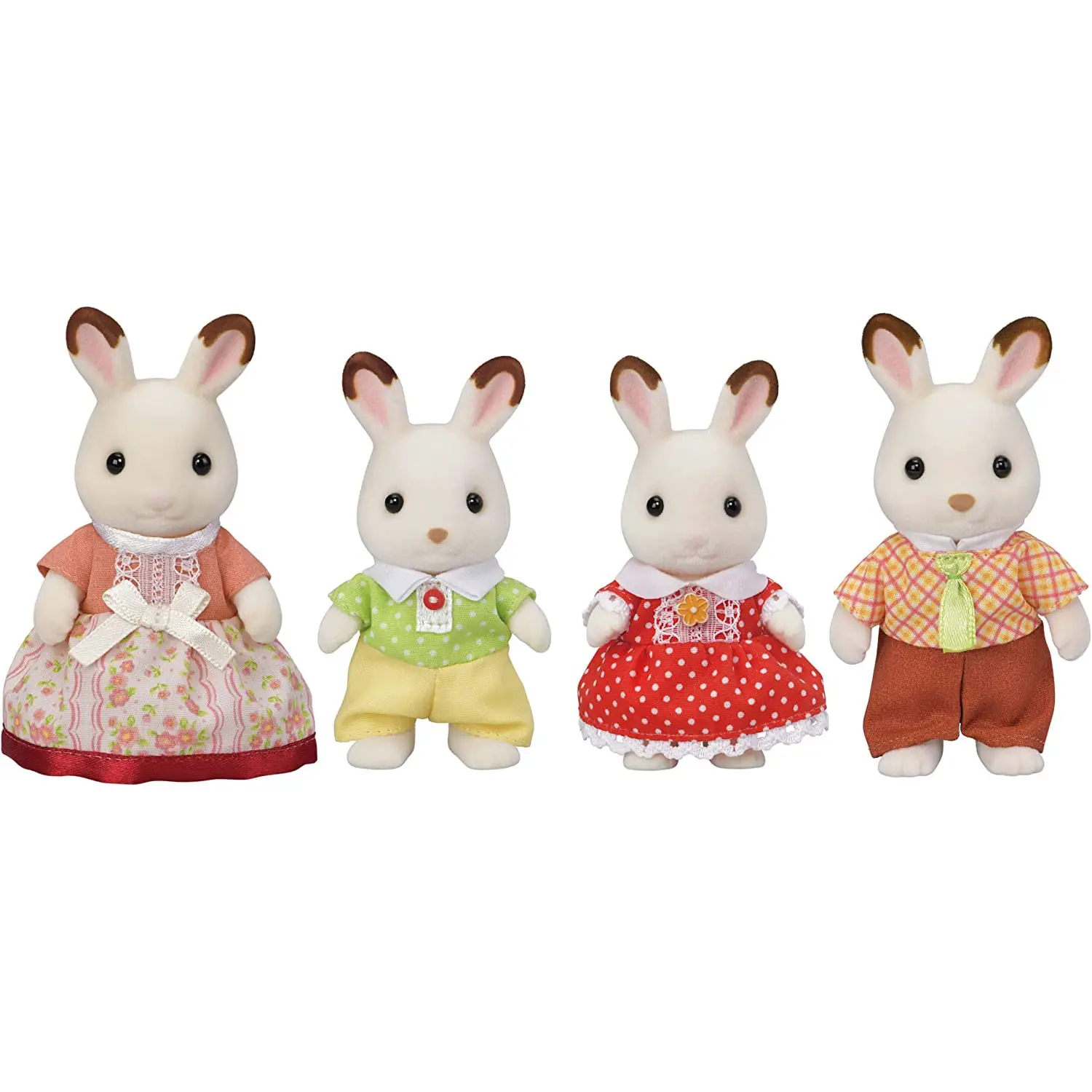 Famiglia Coniglio Cioccolato Sylvanian Families - collezionabili bambina