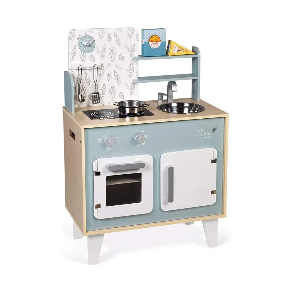 Janod Plume J06608 Cucina Giocattolo in Legno per Bambini - Cucine e gioco simbolico