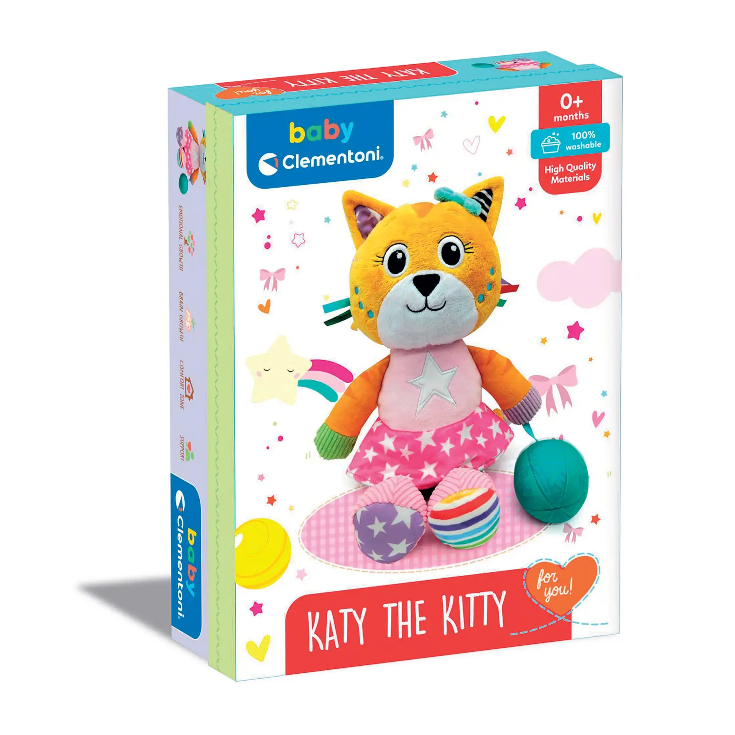 Plush in The Box Katy The Kitty - peluches 0/36 mesi