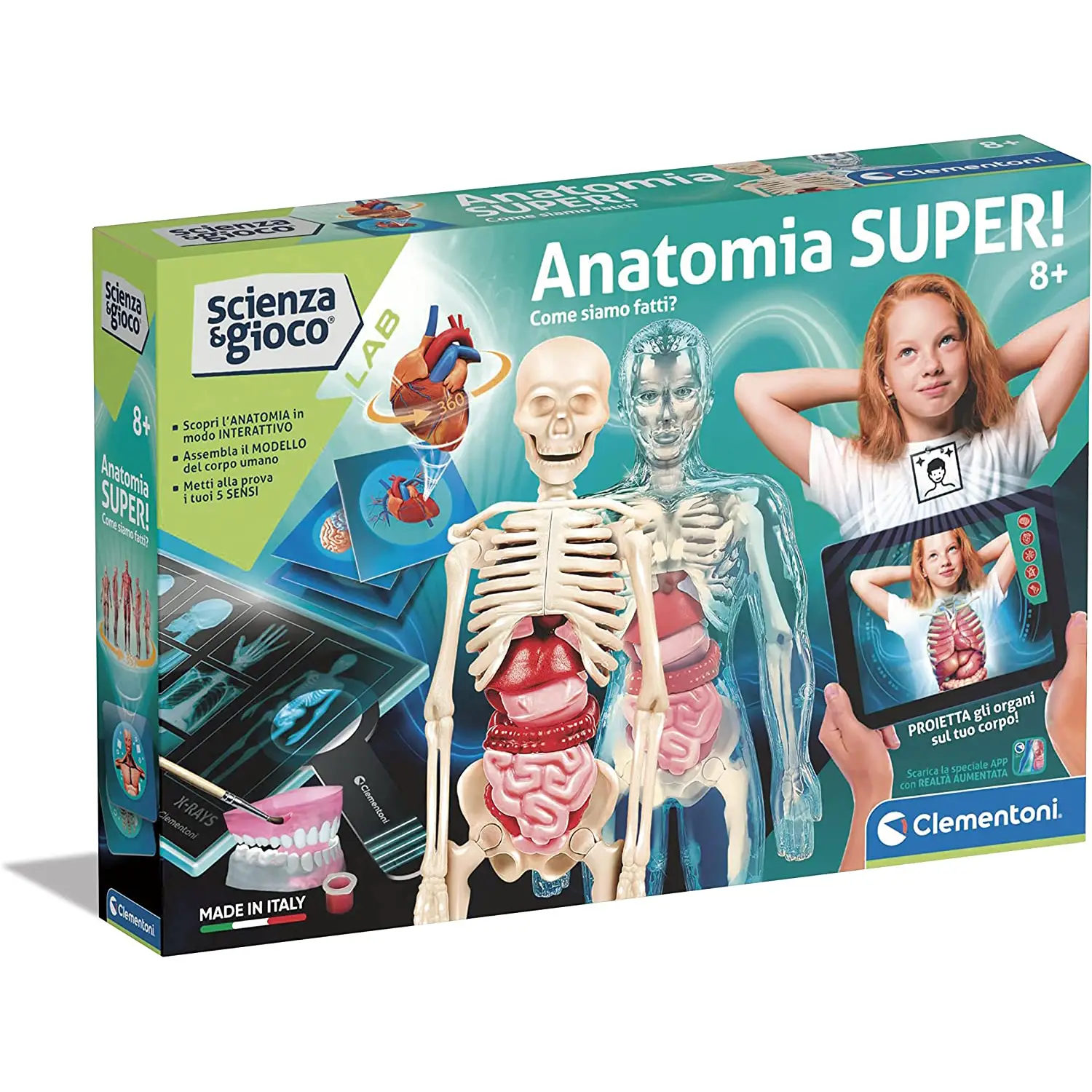Scienza & Gioco – Anatomia Super Clementoni – Laboratorio di Anatomia - giochi scientifici