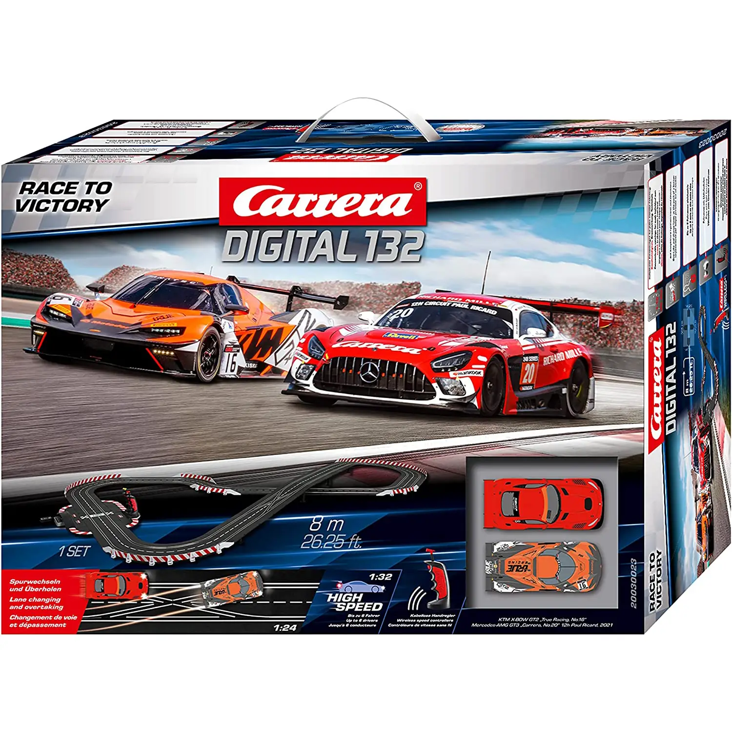 Pista Digital 132 Race To Victory - Veicoli, garage e piste