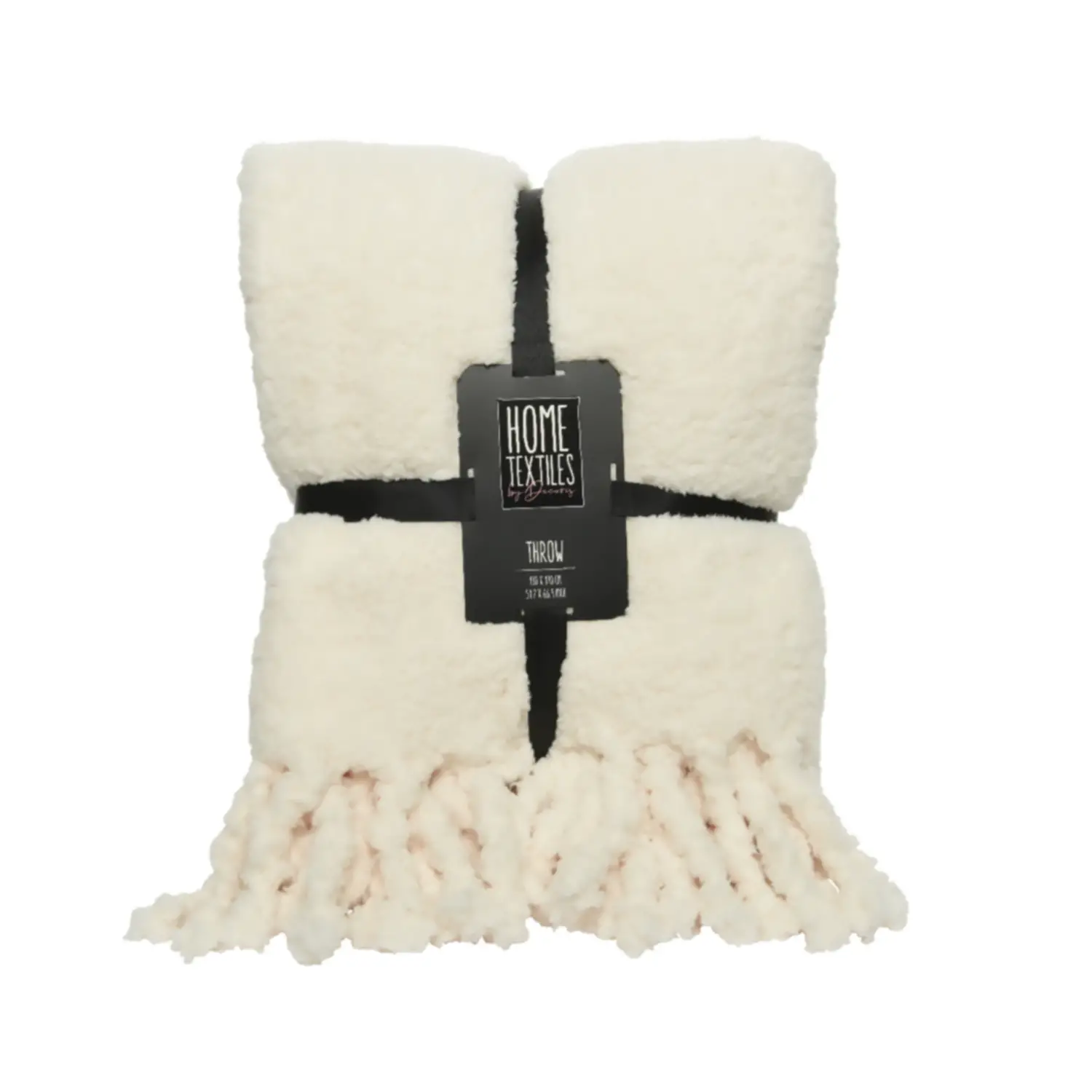 Copriletto con Frange Bianco - biancheria casa