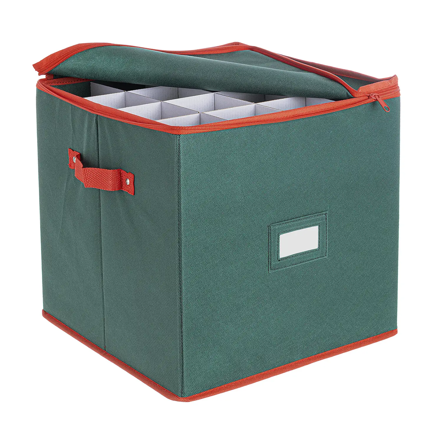 Contenitore Sfere Natale Verde 27pz D100 - accessori albero