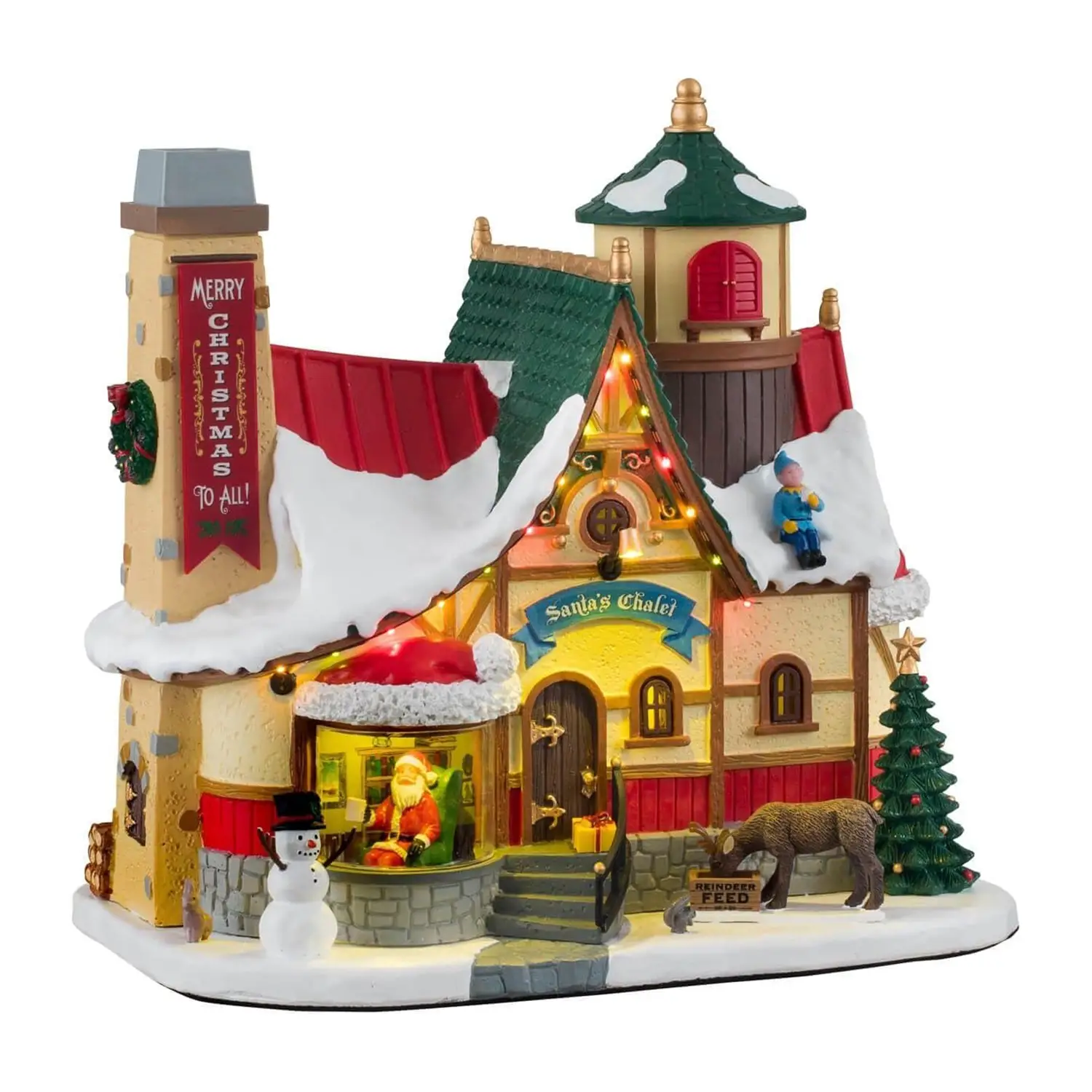 Lo Chalet di Babbo Natale – Paese delle Meraviglie di Babbo Natale - scene e villaggi