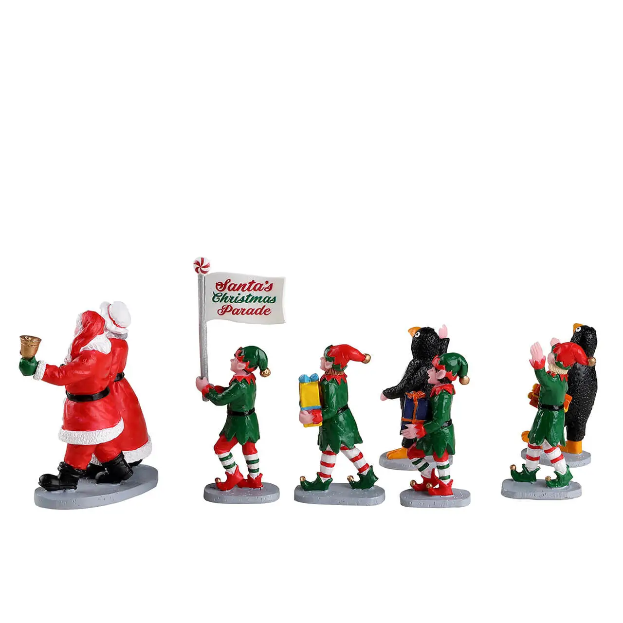 La Parata degli Elfi di Babbo Natale - scene e villaggi