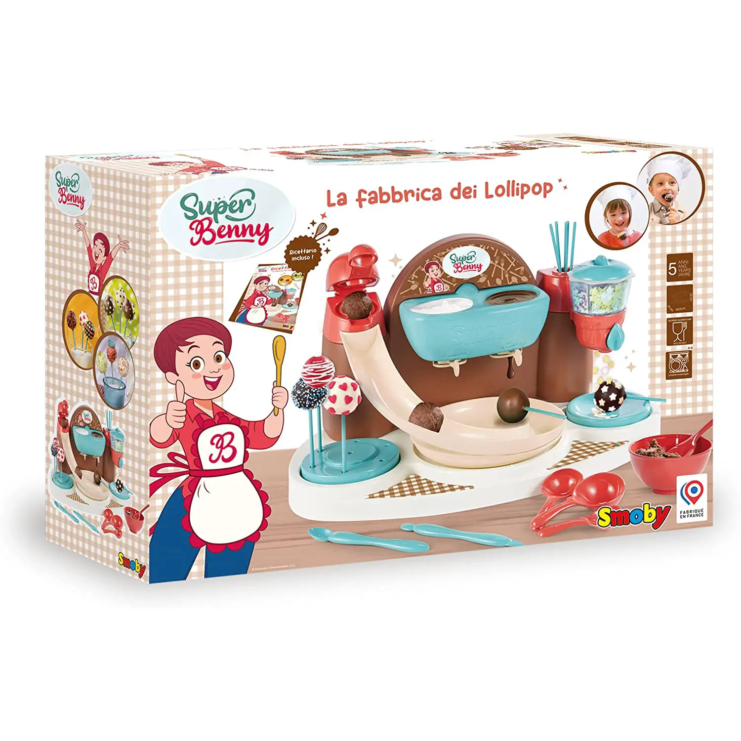 Super Benny Fabbrica dei Cake Pops - Alimenti, mercatini, stoviglie