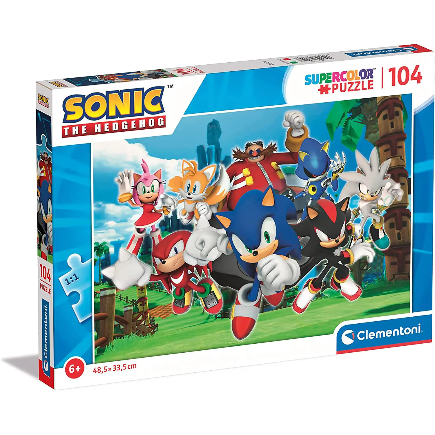 Puzzle 104 Pezzi Sonic - Puzzle in cartone