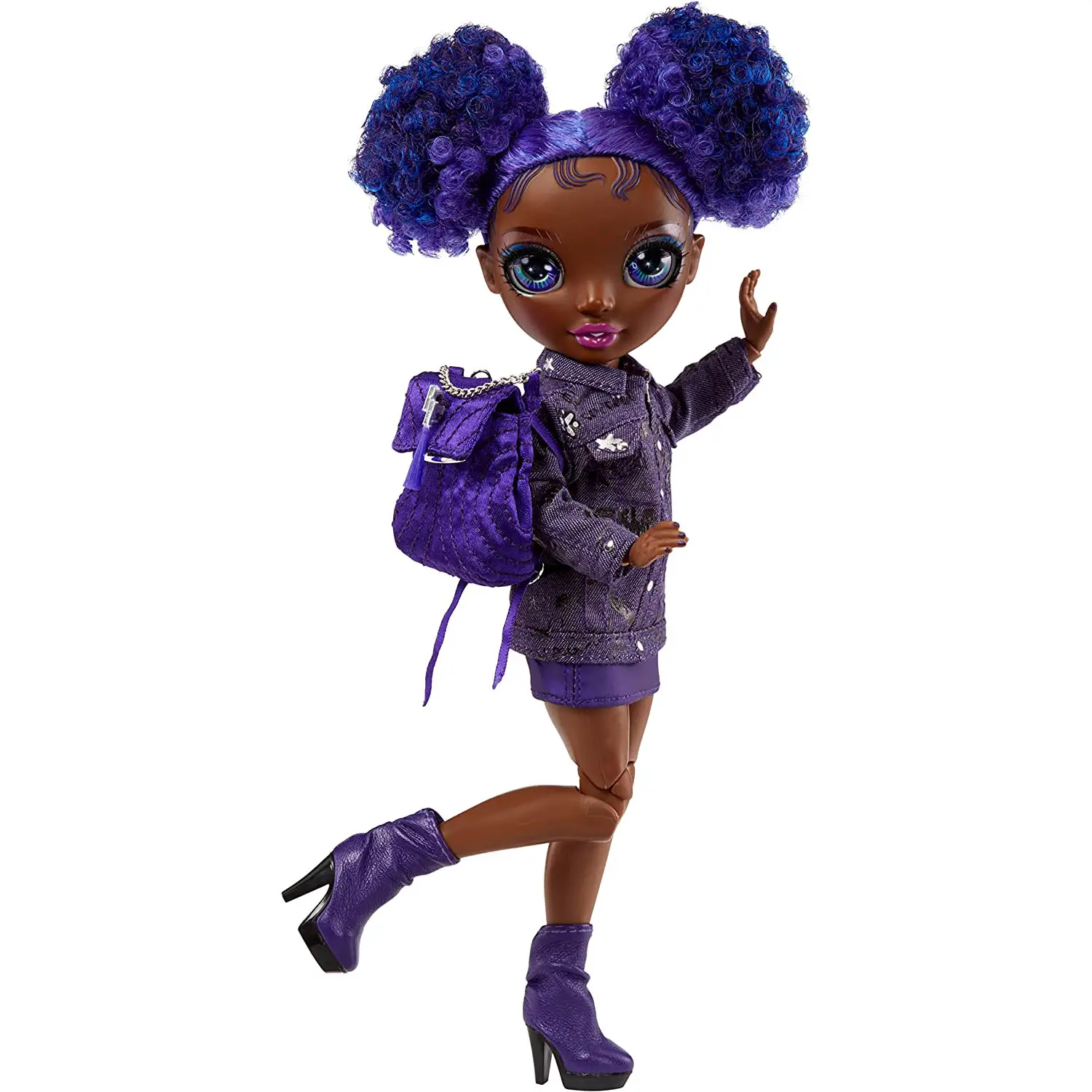 Rainbow High Junior High Doll Krystal Bailey Purple - collezionabili bambina