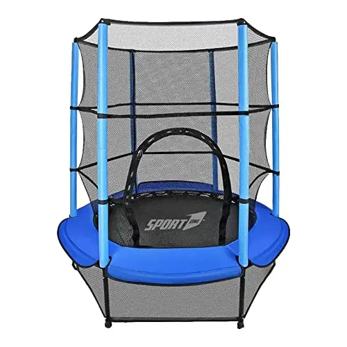 Tappeto Elastico “Free” 140 cm con Rete – Portata 50 kg, Sicuro e Divertente - Equilibrio e coordinamento