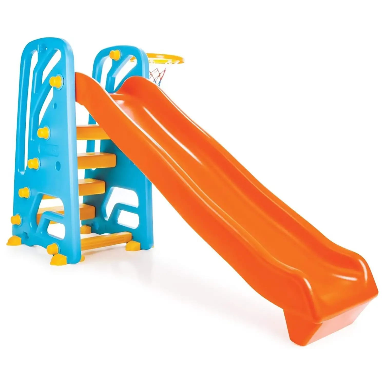 Scivolo ad Onda Wavy Slide con Canestro per Giocare a Basket, Palla Inclusa - Scivoli