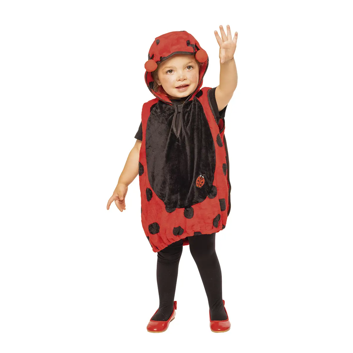 Costume Baby Coccinella per Bambini - Taglia Toddler - 1/2 Anni - abiti bambino e bambina