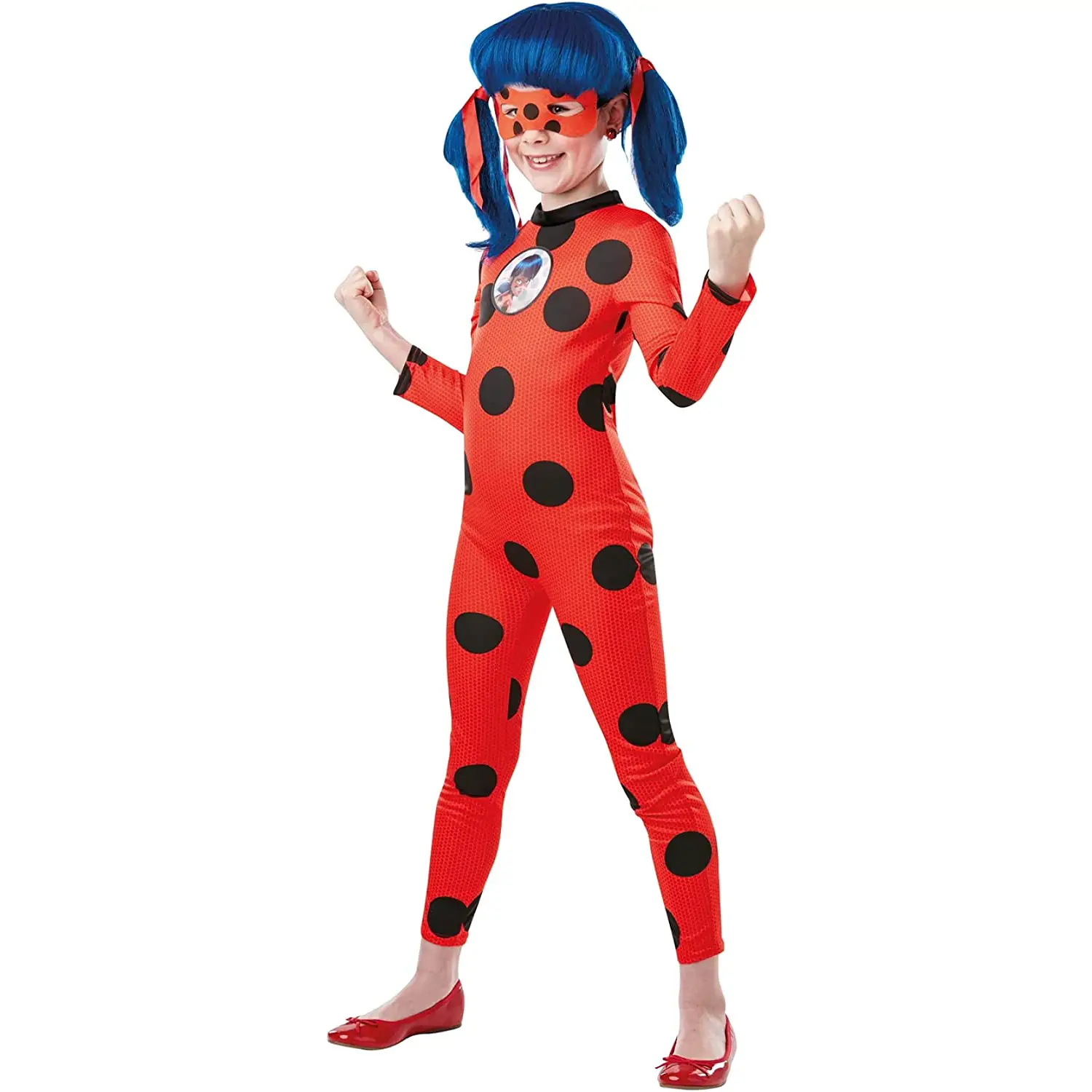 Costume Miraculous Ladybug Tikki per Bambini - Taglia L - 7/8 anni - abiti bambino e bambina