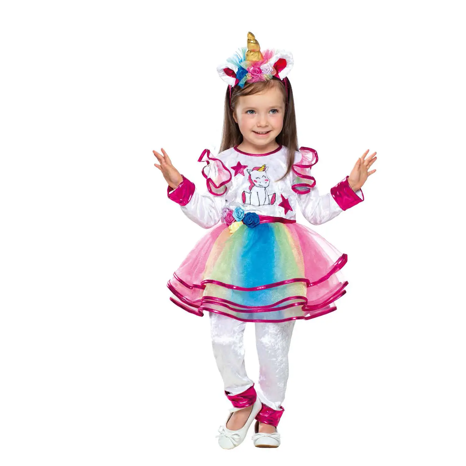 Costume Piccolo Unicorno Baby - Taglia 1/2 Anni - abiti bambino e bambina