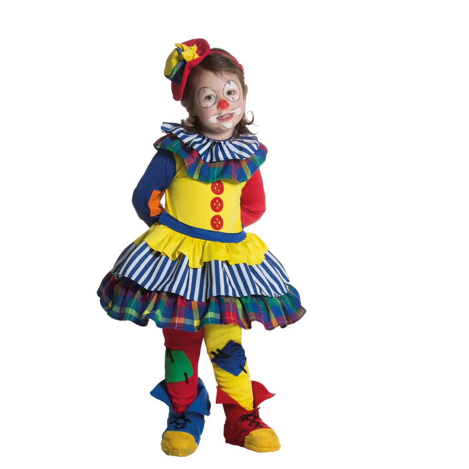 Costume Clownetta Baby 1/2 Anni - abiti bambino e bambina