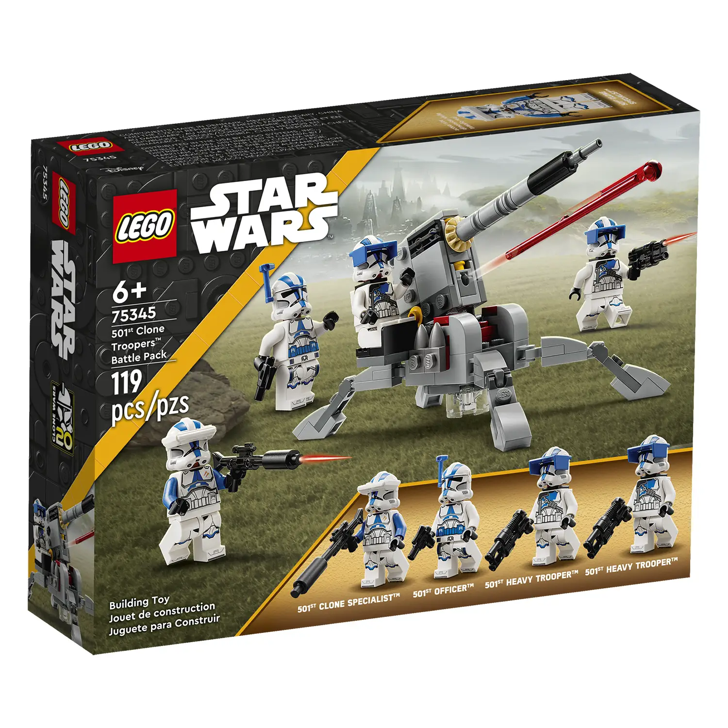 Lego Star Wars - Battle Pack Clone Troopers Legione 501 75345 - lego