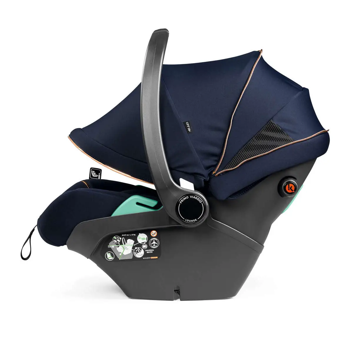 Seggiolino Auto Peg Primo Viaggio Lounge Blue Shine - neonati 40-87 cm (0-1 anno)