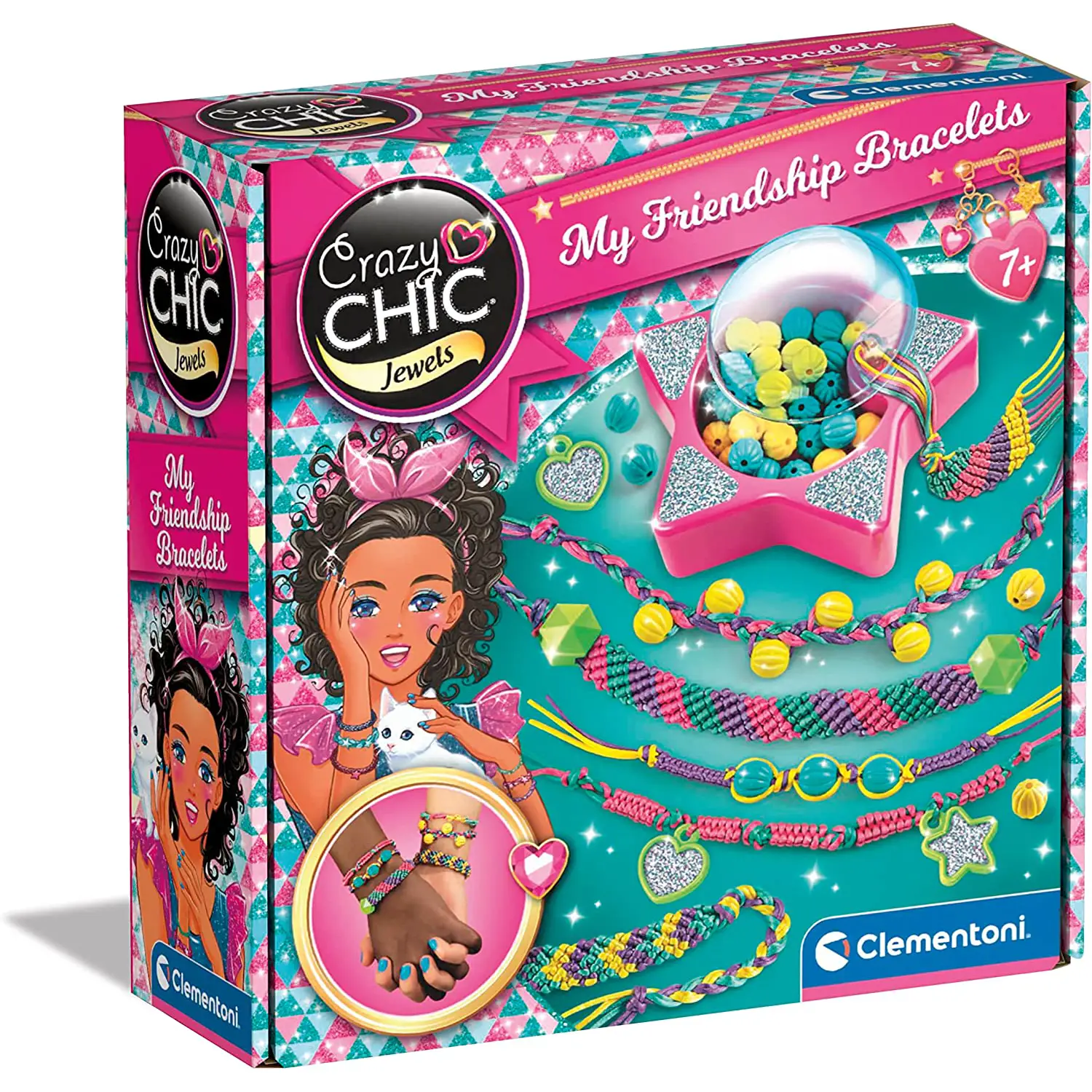 Crazy Chic My Friendship Bracelets -Set per Realizzare, Braccialetti Bambina - bellezza e accessori
