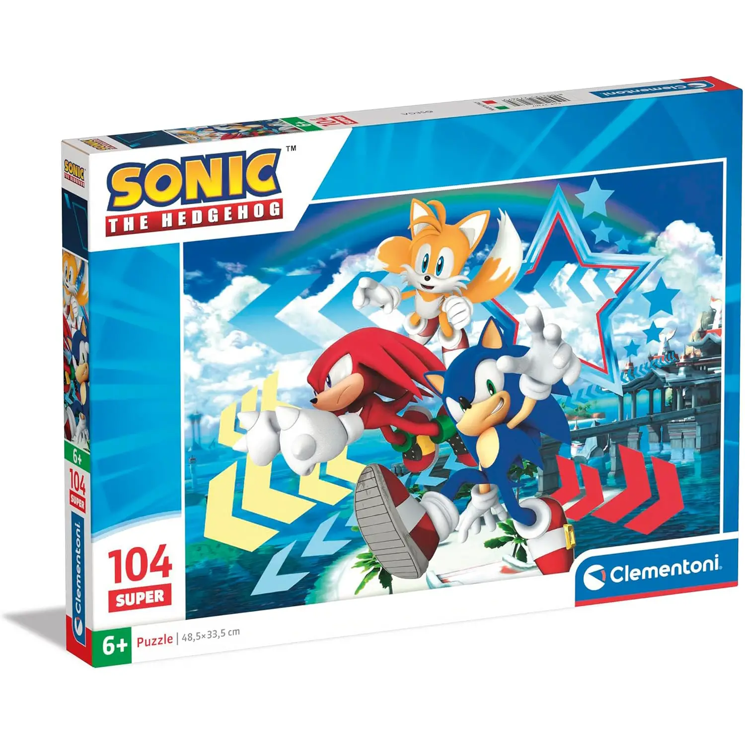 Puzzle 104 Pezzi Super Sonic - Puzzle in cartone