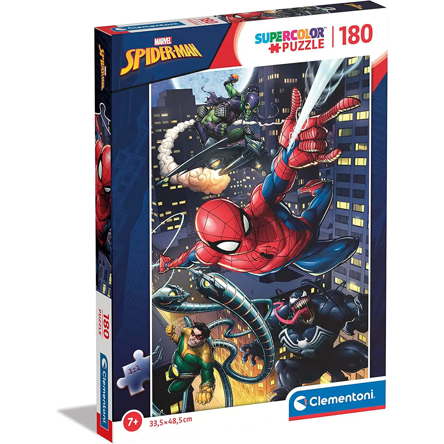 Puzzle 180 Pezzi Marvel Spider-Man - Puzzle in cartone