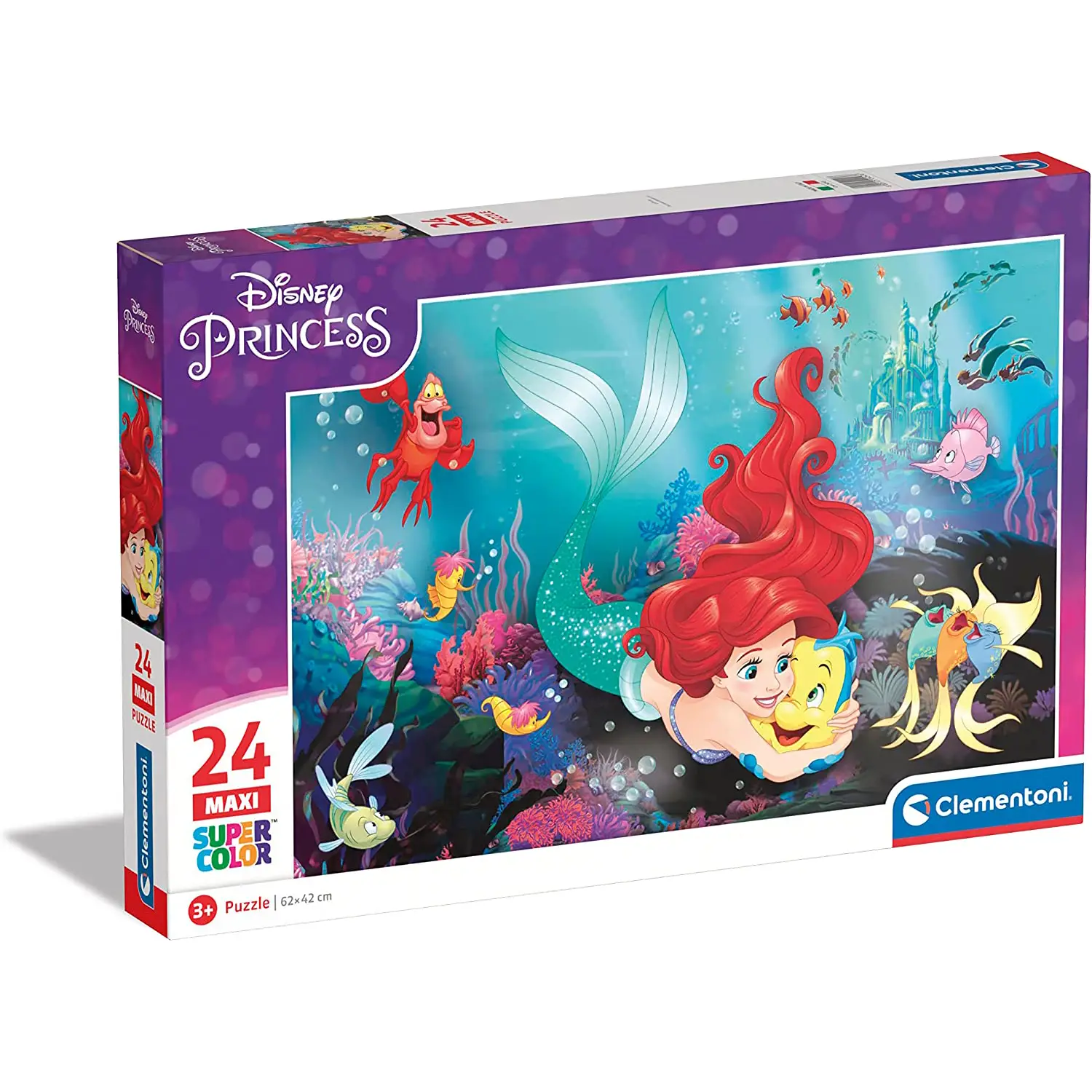 Puzzle 24 Pezzi Maxi Little Mermaid - Puzzle in cartone