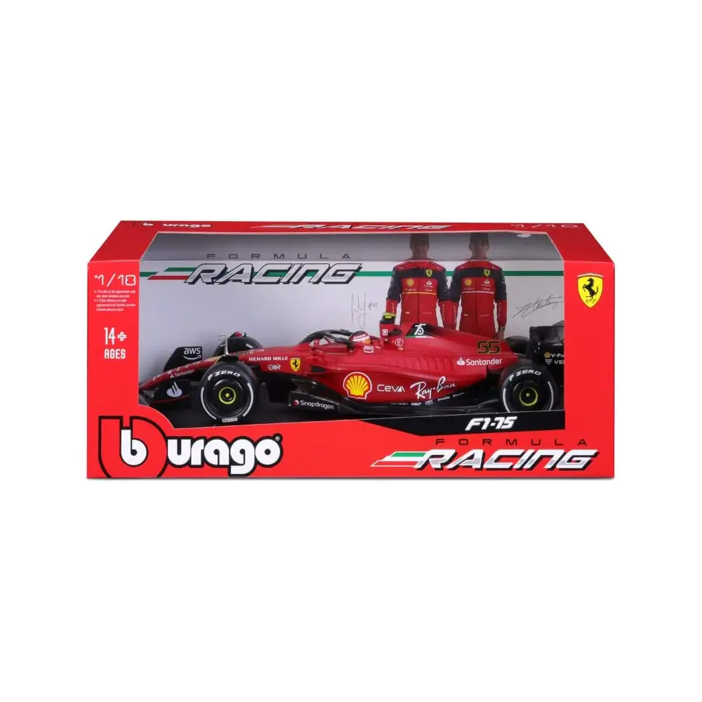 Auto 1:18 Ferrari F1-75 Sainz (Helmet) - modellini