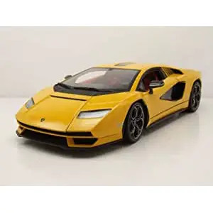 Auto 1:18 Lamborghini Countach Lpi 800-4 '21 Yellow - modellini
