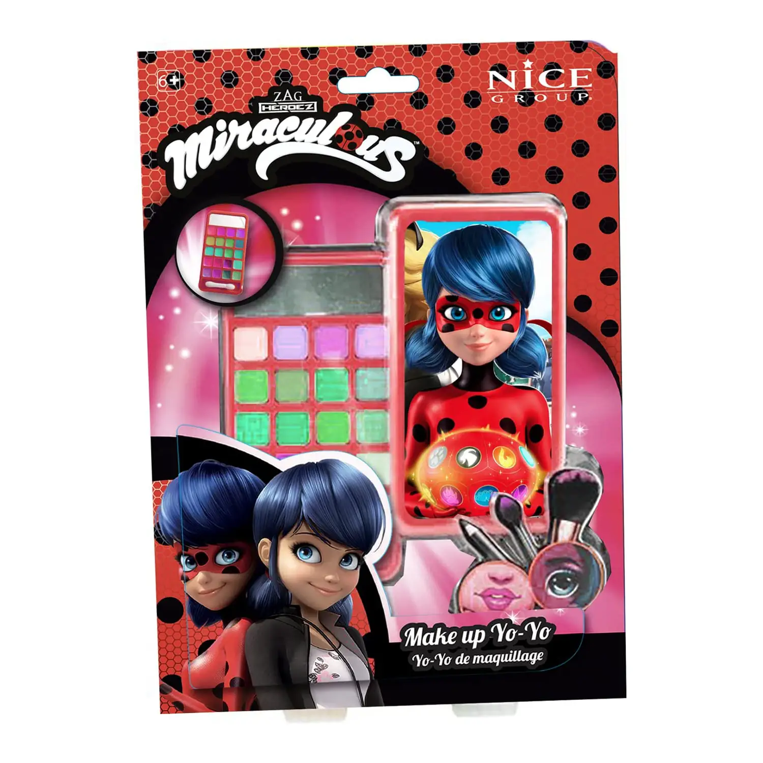 Miraculous Smartphone Makeup - Kit Trucco Bambine 20 Pezzi - bellezza e accessori