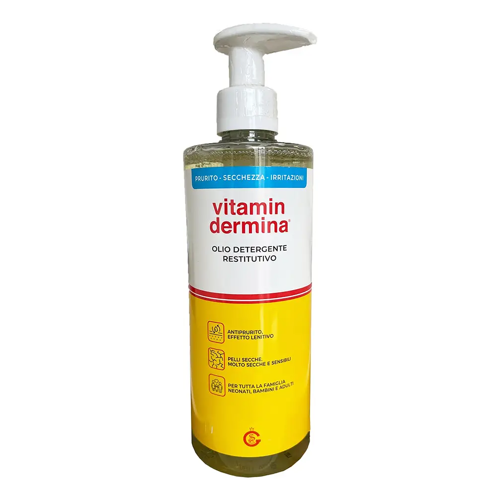 Vitamindermina Olio Detergente Restitutivo 500ml - igiene
