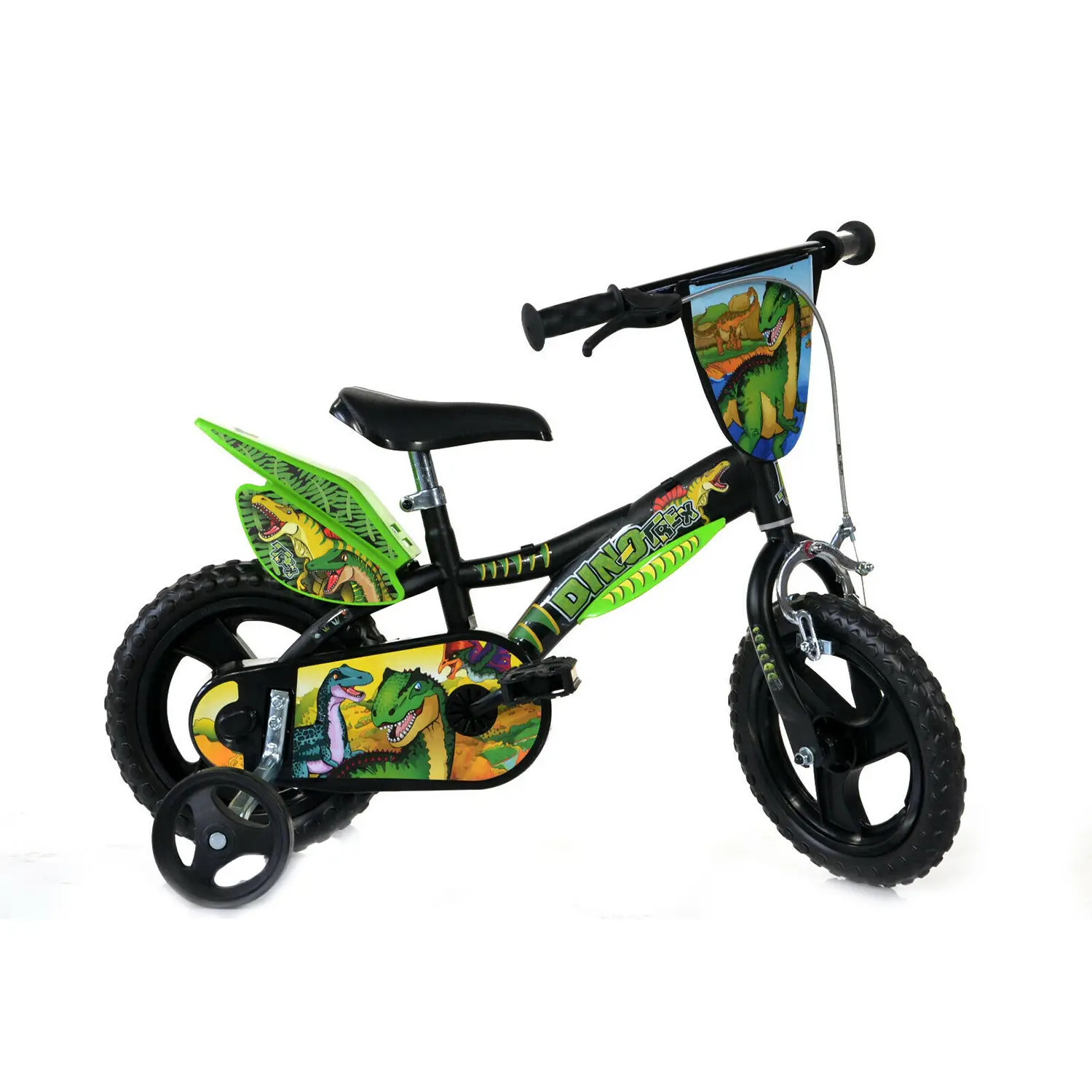 Bicicletta Bambino 3-5 Anni – Dino Bikes T-Rex 12 Pollici - biciclette bambini